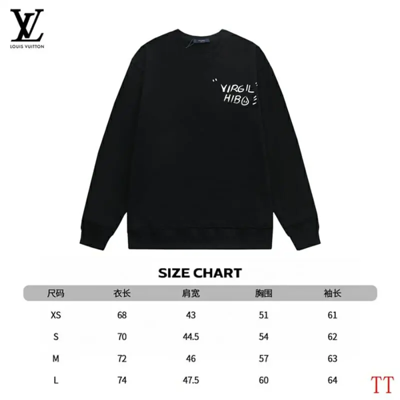 louis vuitton lv sweatshirt manches longues pour unisexe s_12410714